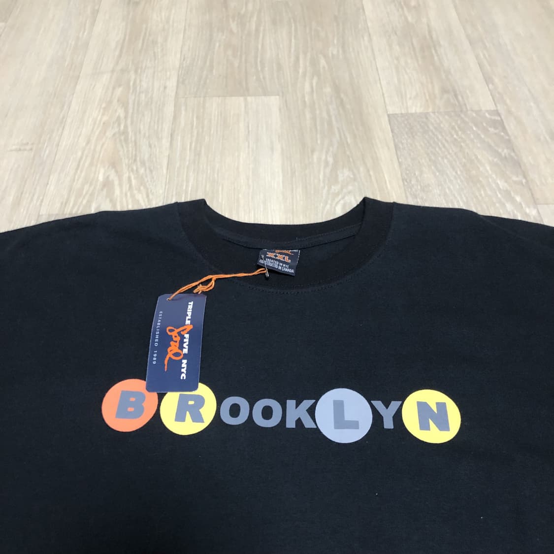 (XXL) 새상품 00's 데드스탁 트리플 파이브 소울 캐나다제조 박스티 상품이미지4