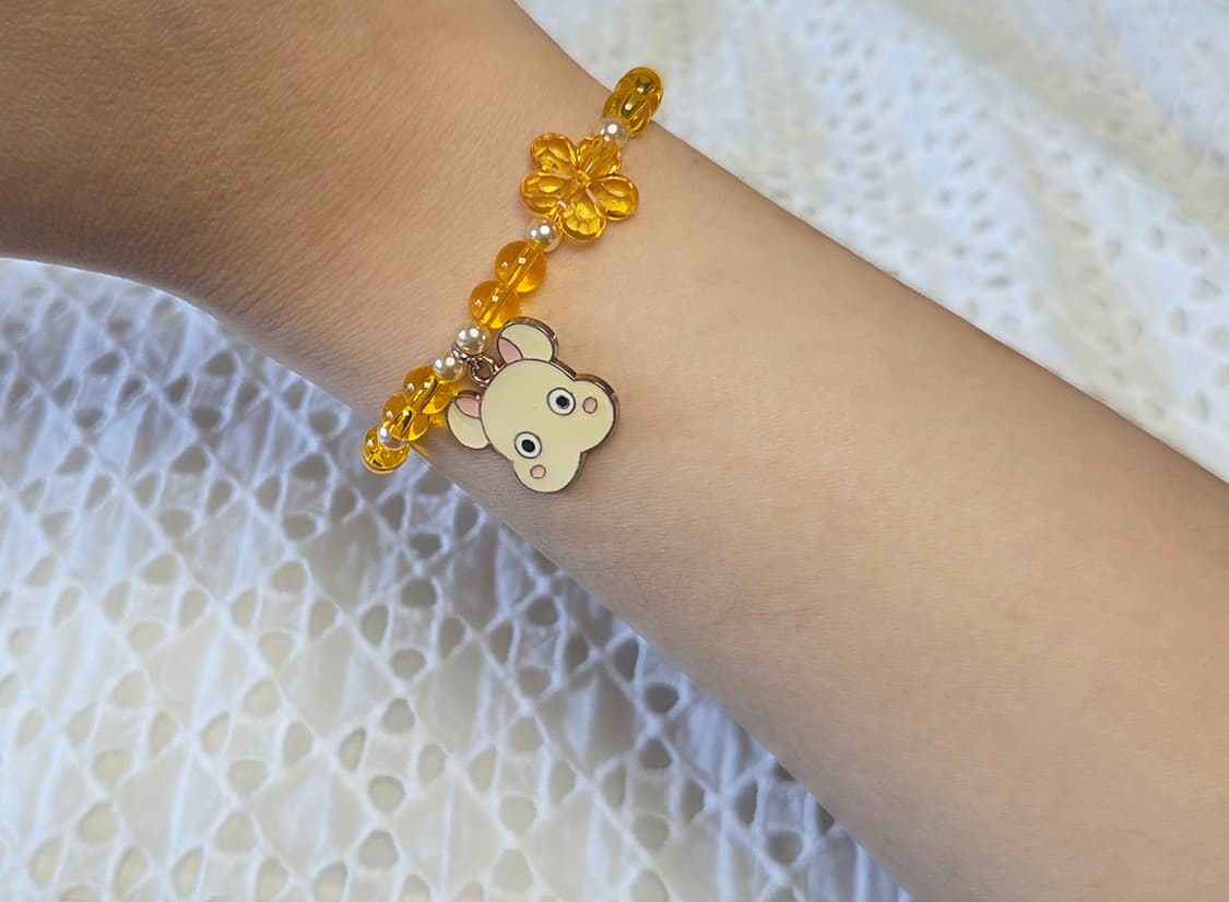 [핸드메이드] 캐릭터 팬던트 비즈팔찌 상품이미지2