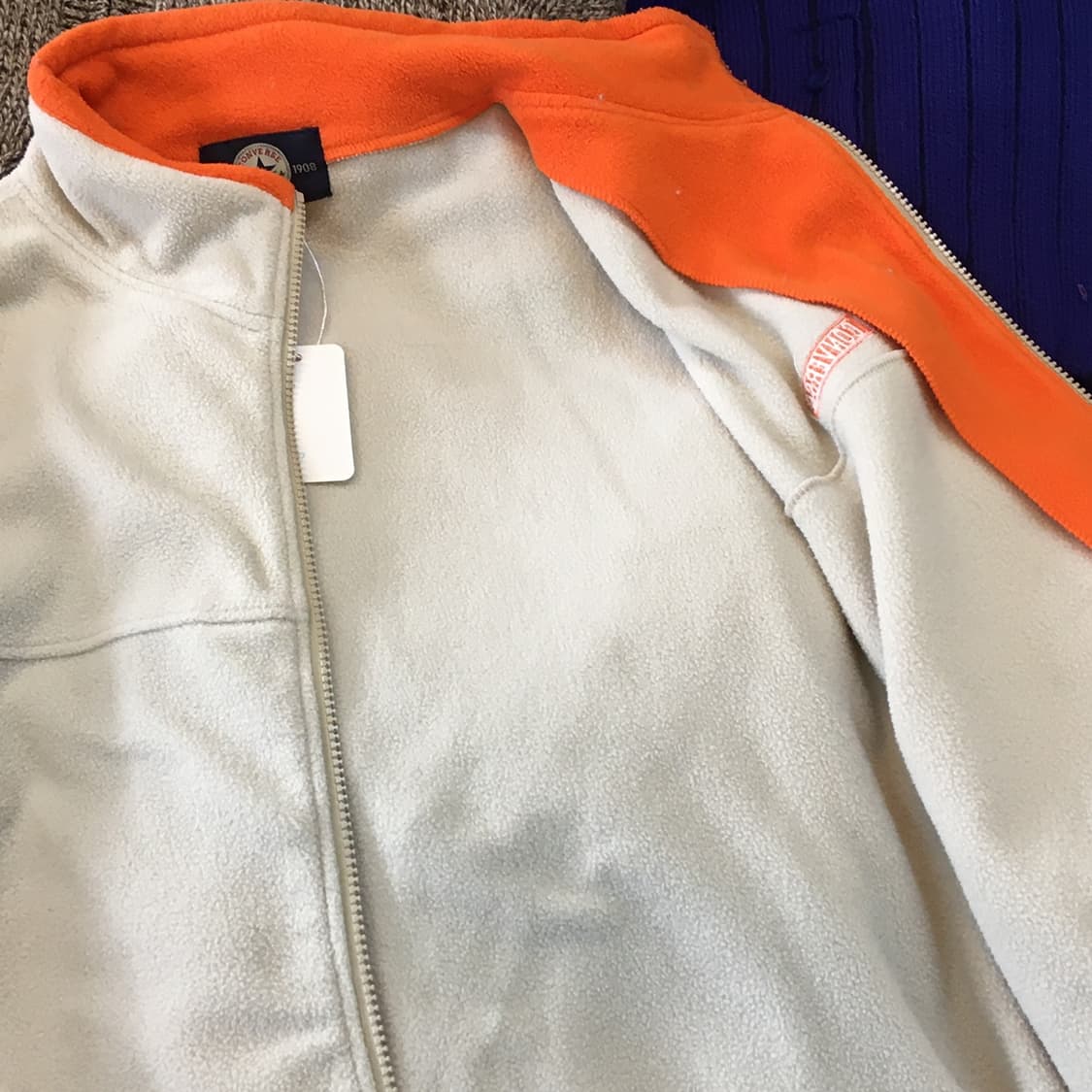 00'S 컨버스 재팬 라인 플리스 집업 자켓 XL 105 상품이미지6