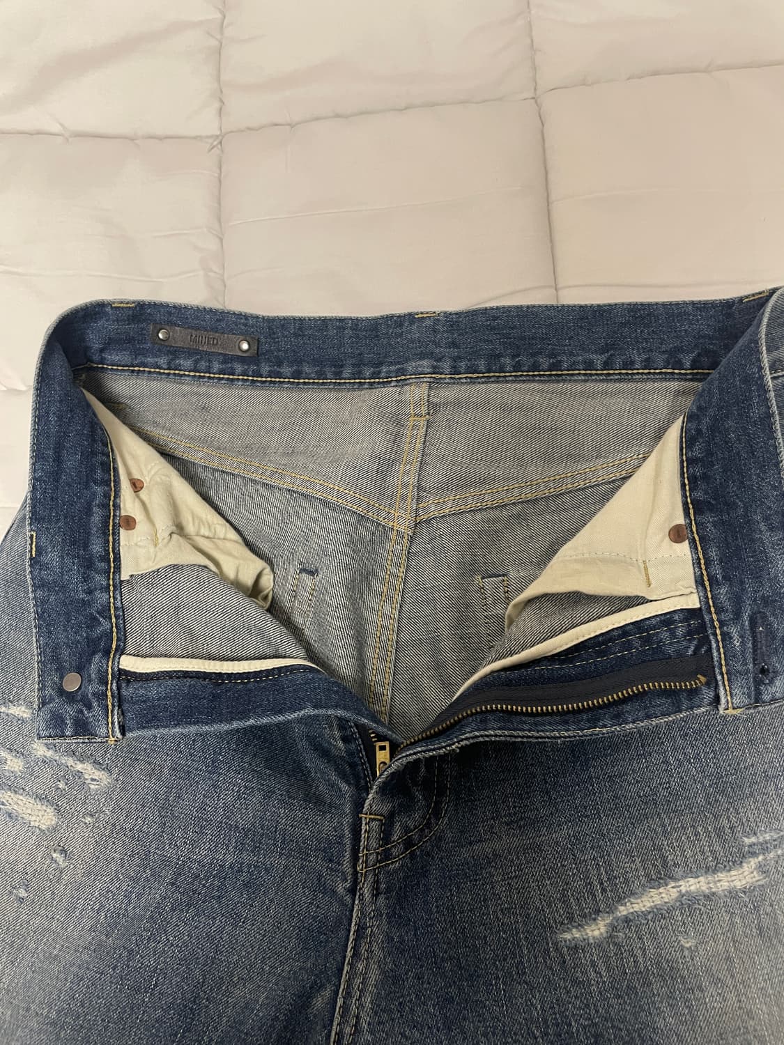 마인데님 와이드 파이브 포켓 데님 상품이미지5