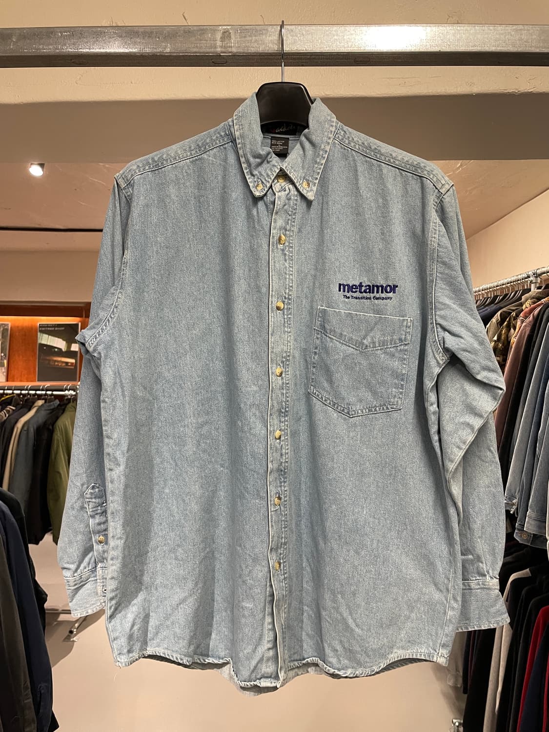 빈티지 데님 셔츠   상품이미지6