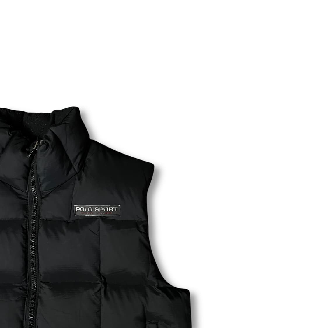 폴로스포츠 블랙 경량 패딩 조끼 상품이미지2