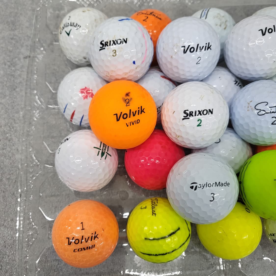 다양한 브랜드의 골프공 로스볼 30개 일괄 상품이미지2