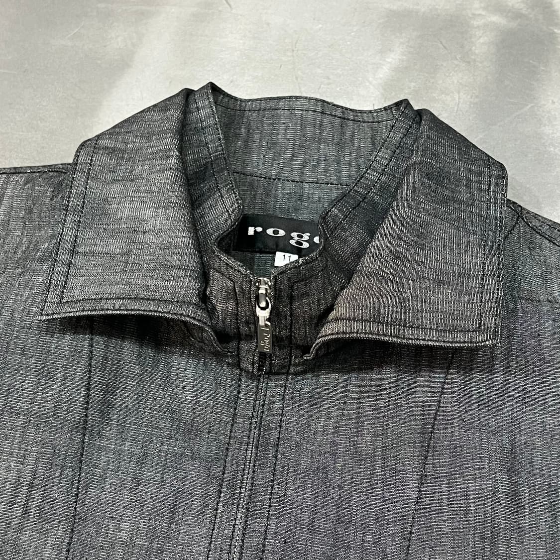  roga 더블 카라 집업 베스트 y16177 상품이미지4