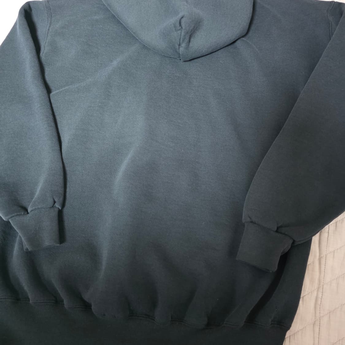 [XL] 90s 빈티지 러셀 애슬레틱 후드집업 블랙 ver.라이트 페이딩 상품이미지5