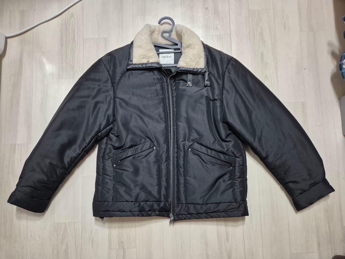 넌블랭크 워크 점퍼 블랙 L사이즈 상품이미지3