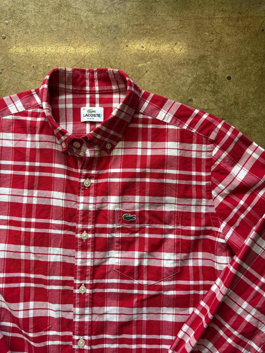 라코스테 체크 셔츠 상품이미지4