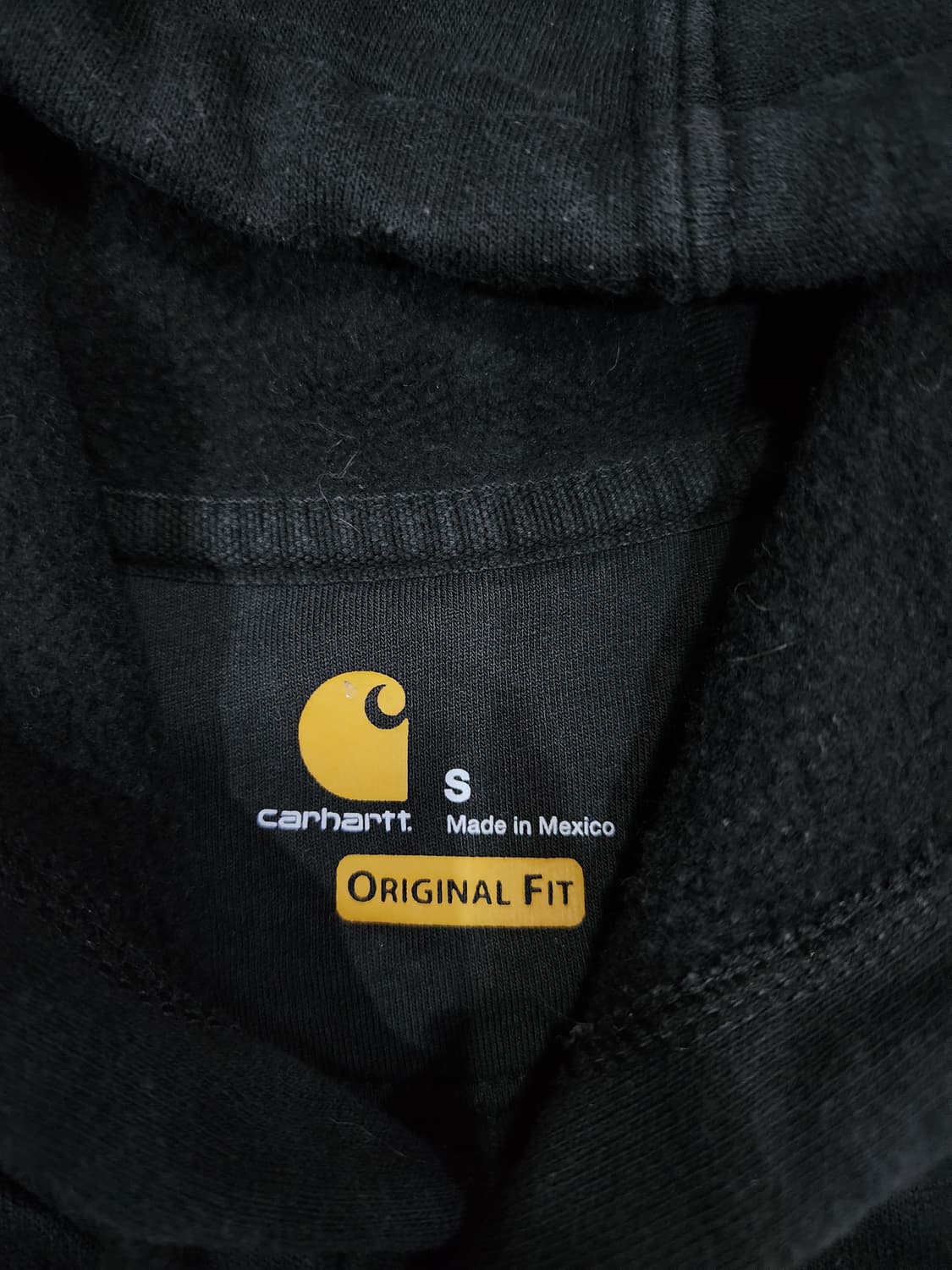 칼하트 미드웨이트 오리지널 기모 후드티 S 상품이미지4