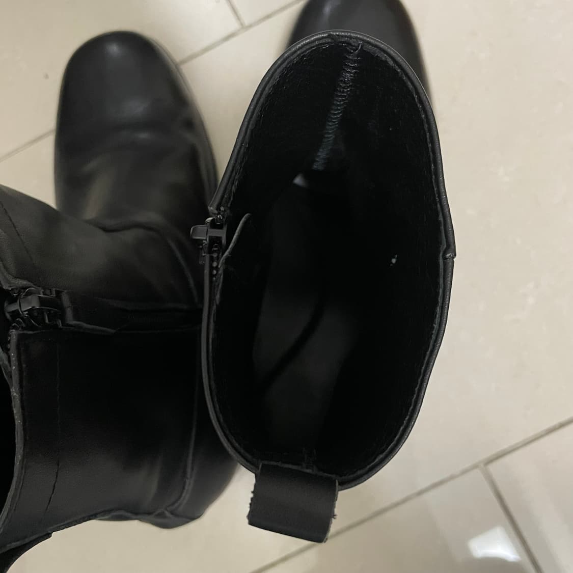 폴리테루 레더 부츠 반무광 1 사이즈 상품이미지5