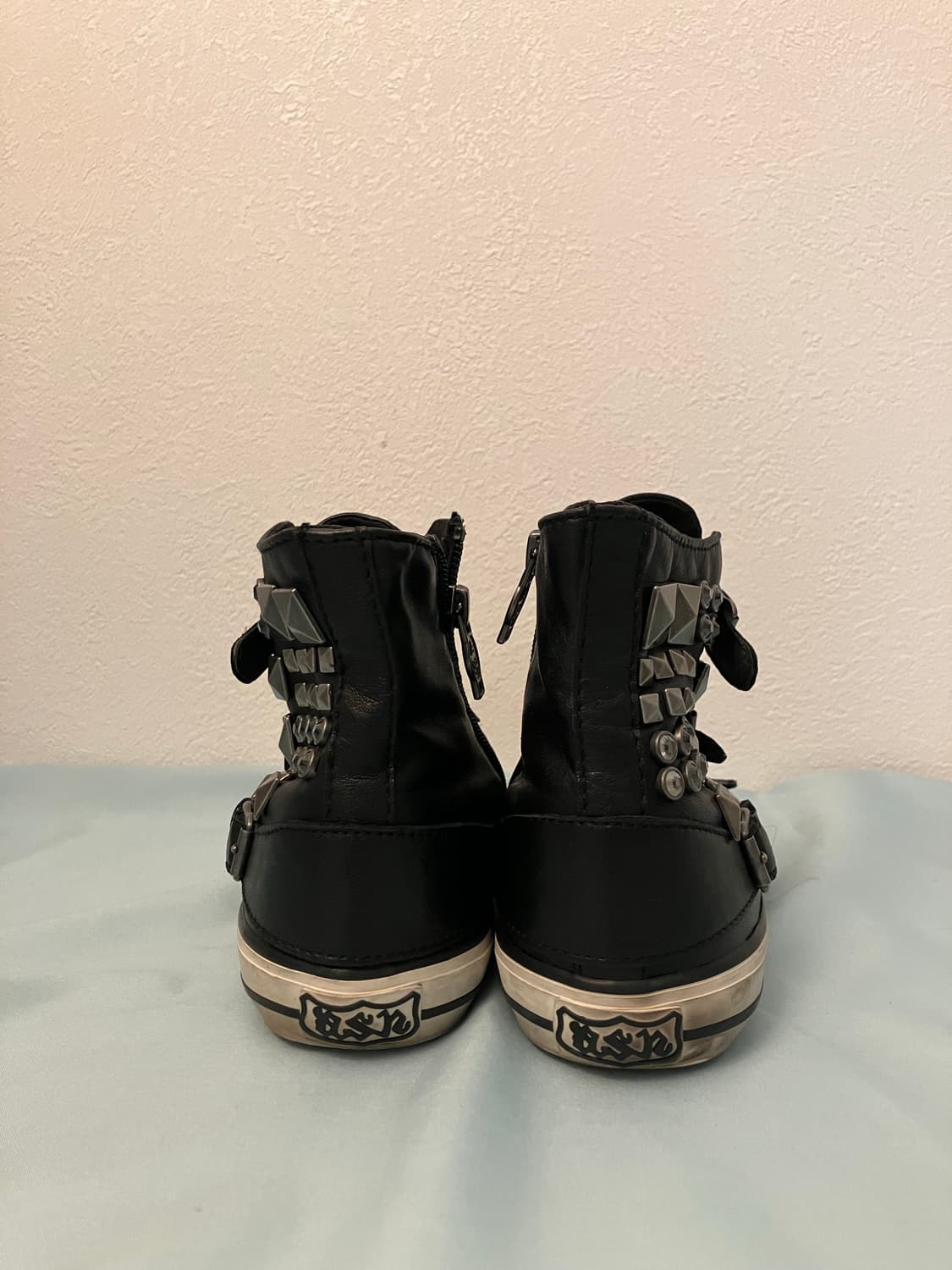 ASH 아쉬 블랙 스터드 하이탑 스니커즈 y2k 고스펑크 고스로리 상품이미지4