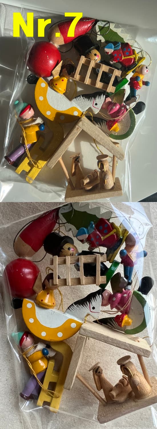 독일 70년대 동독 크리스마스 오너먼트 랜덤 세트 상품이미지4