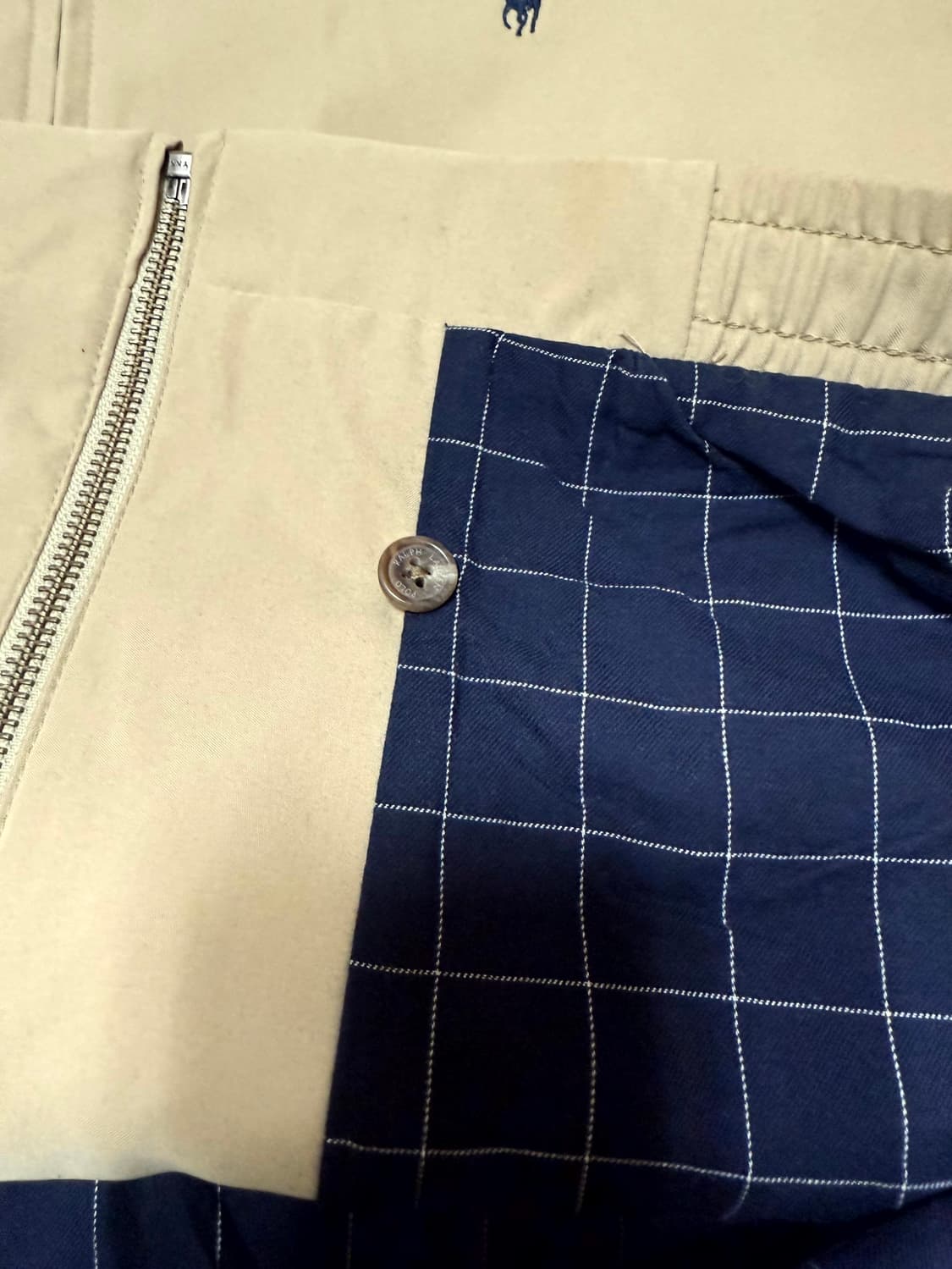 폴로 랄프로렌 바라쿠다 블루종 베이지 자켓 L 상품이미지5