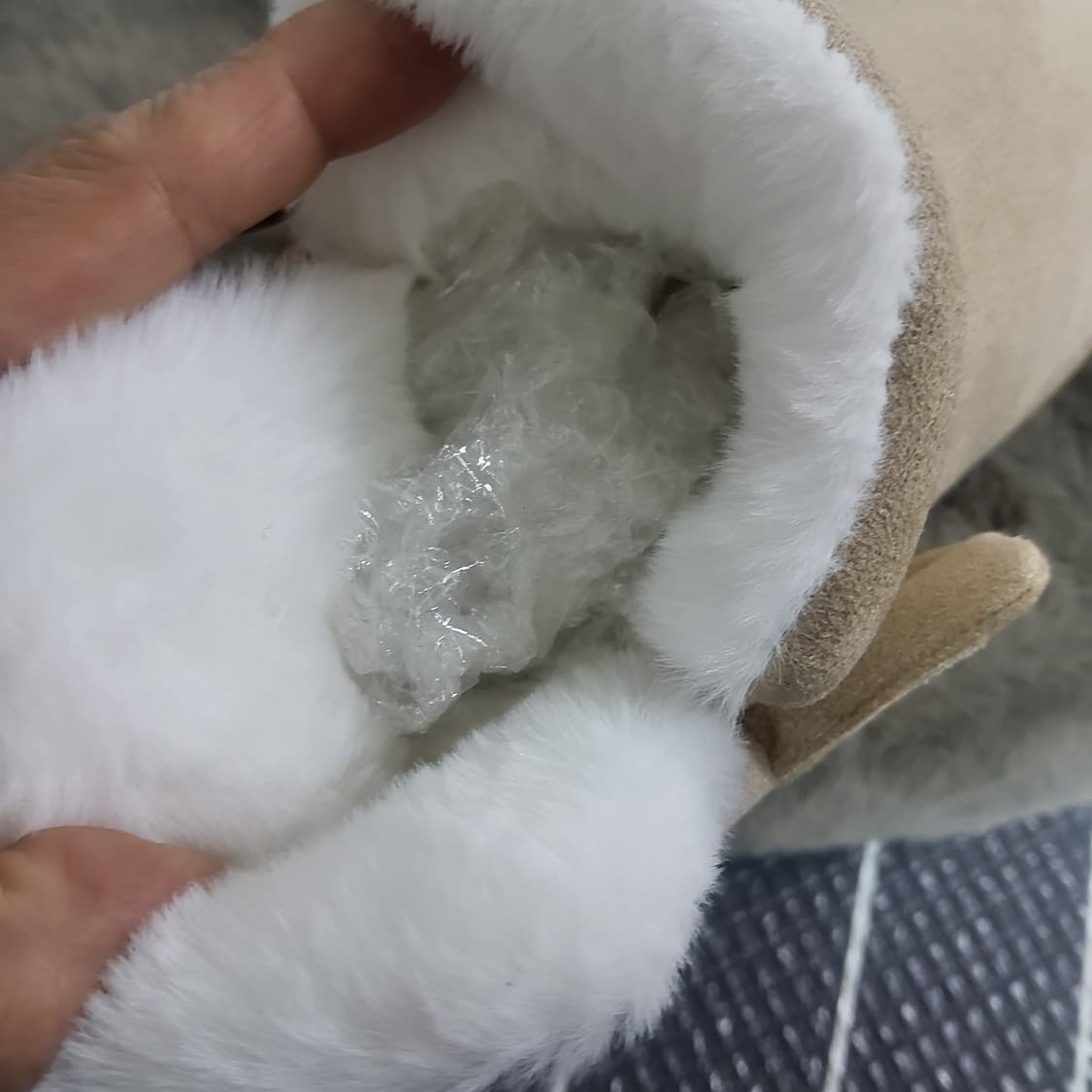 새상품 털 부츠 퍼 어그 스타일 부츠 너무 귀욤  235 240 상품이미지2