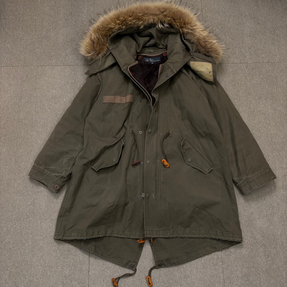 le bac by united bamboo 우먼스 피쉬테일 퍼 야상 점퍼 상품이미지1