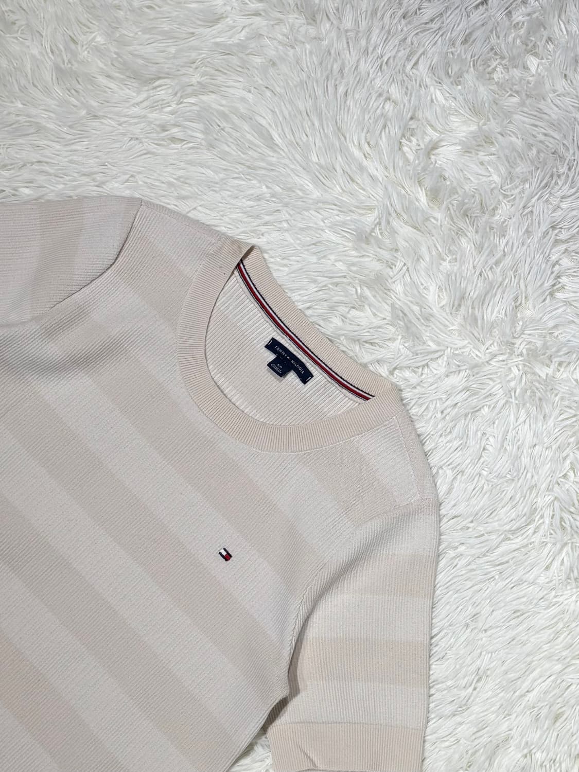 타미힐피거 스몰로고 스프라이트 반팔 니트 상품이미지5