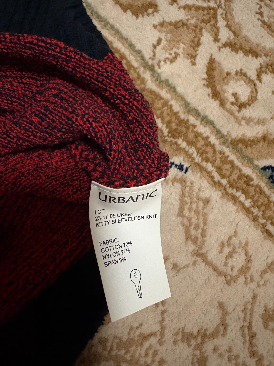 얼바닉 키티 니트 슬리브리스  상품이미지6