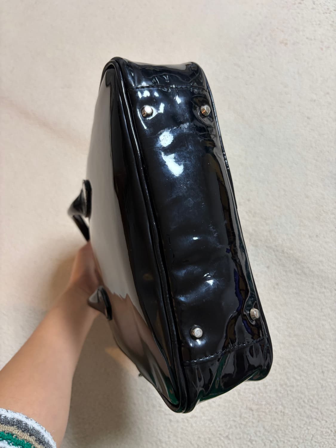 꼼데가르송 comme des garcons 아오야마백 2호 에나멜 상품이미지3