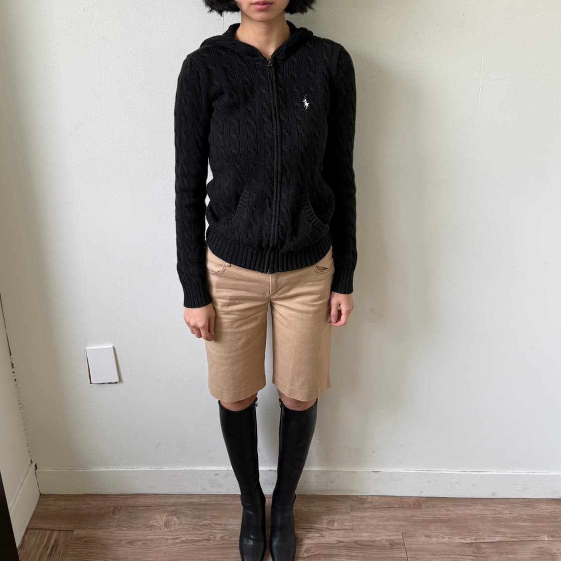 폴로랄프로렌 케이블 후드집업 상품이미지1