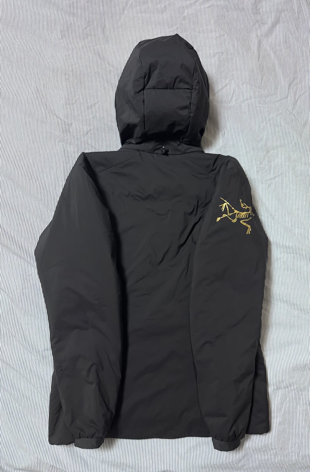 아크테릭스 x 빔즈 아톰 AR 후디 블랙 골드 상품이미지3