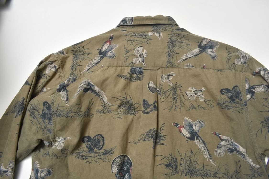 90S 빈티지 헌팅 셔츠 남방 XL N1283 상품이미지6