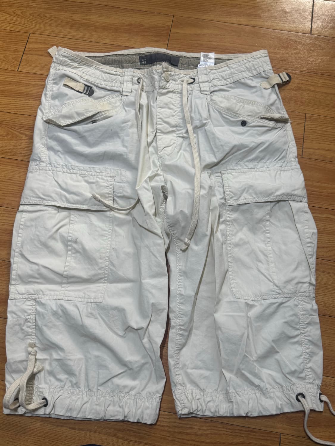 H&M 화이트팬츠 상품이미지1