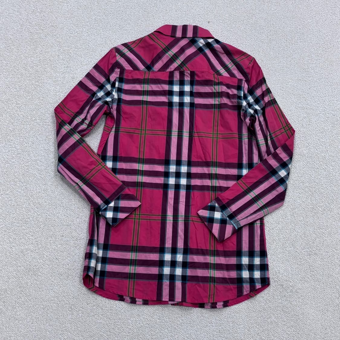 85 헤지스 체크패턴 긴팔 셔츠 (오염확인) 0429E 상품이미지2