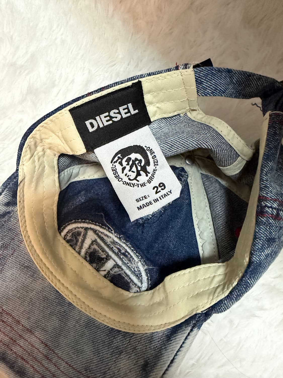 디젤 연청 볼캡 상품이미지4