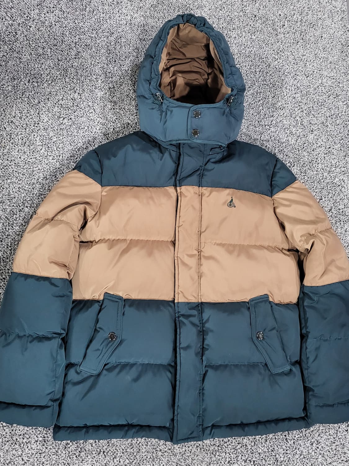 빈폴(BEANPOLE) 투톤 덕다운 패딩 자켓 상품이미지1