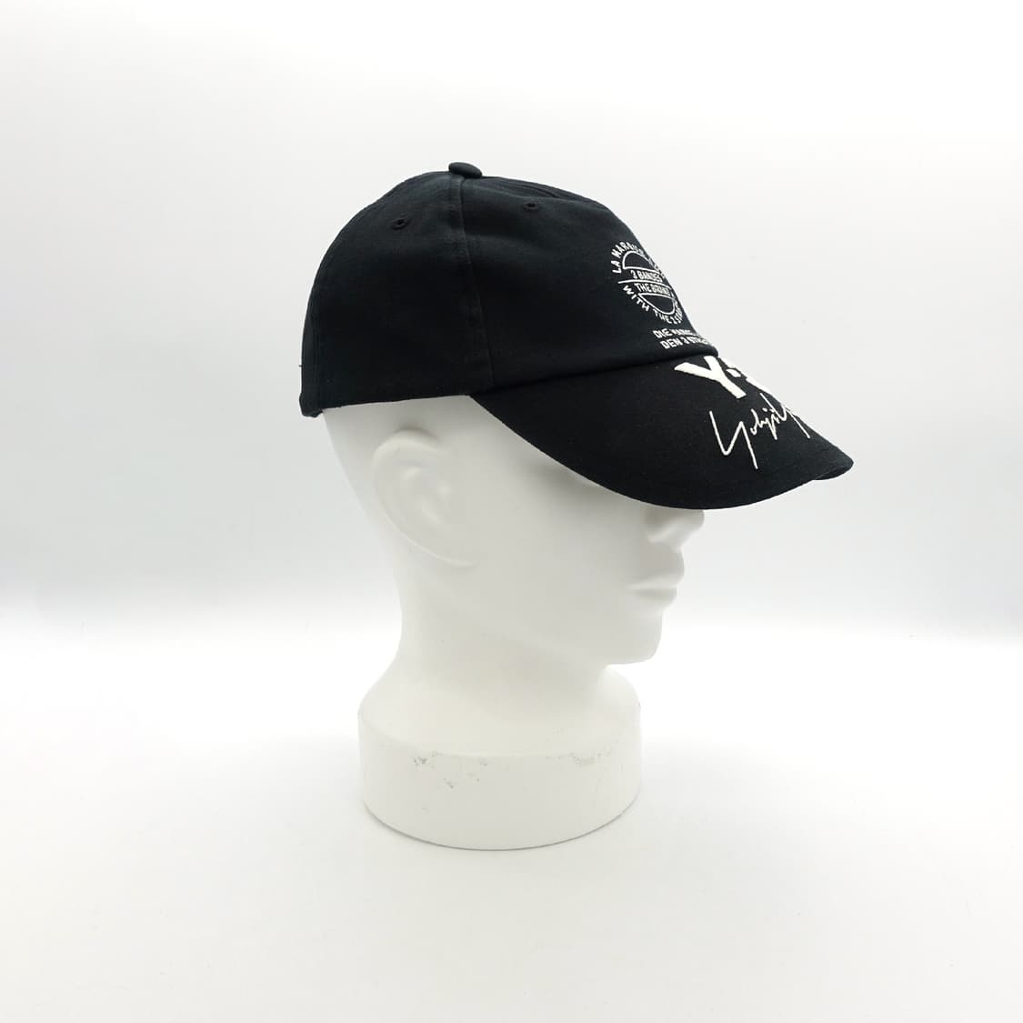 Y-3 요지야마모토 아디다스 블랙 자수 볼캡 상품이미지3