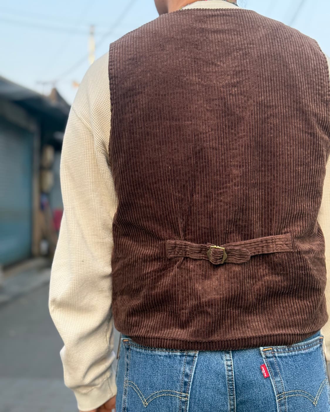 엉클푸 프렌치 코듀로이 워크 베스트 L 상품이미지8