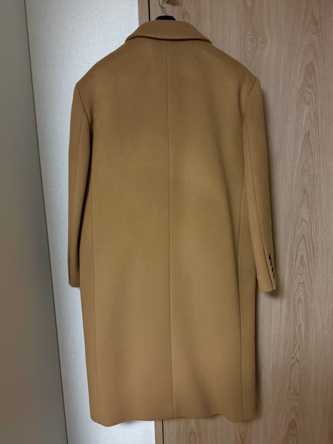 stu 카멜 더블 코트 M 새상품 상품이미지3