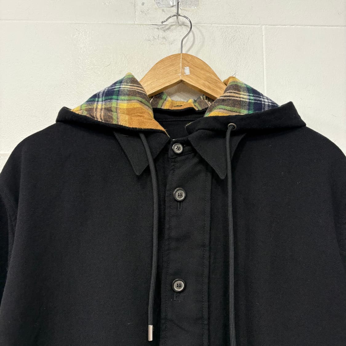 솔리드옴므 체크레이어드 자켓 상품이미지2