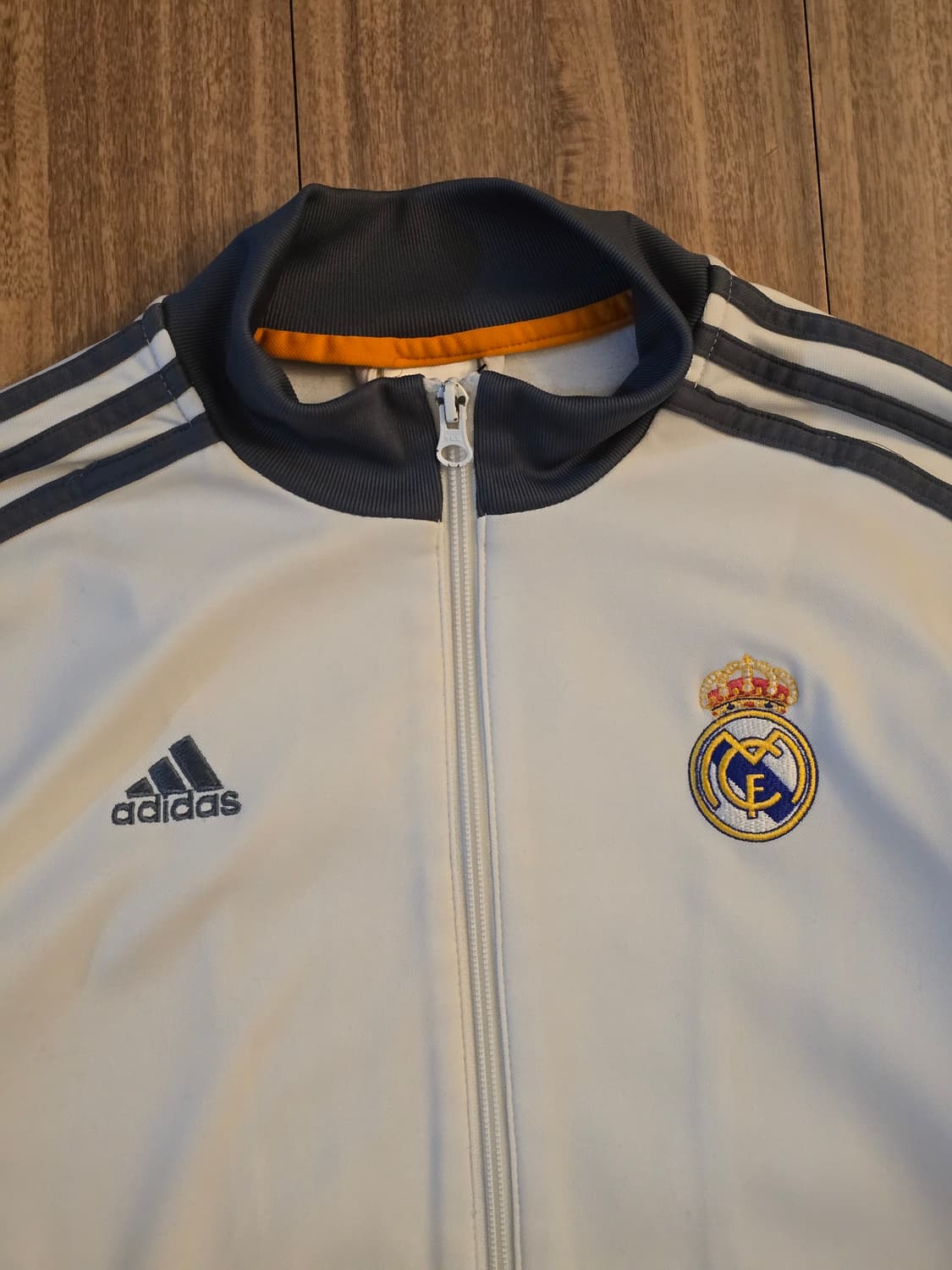 아디다스 레알 마드리드 트랙 자켓 화이트 100 상품이미지5