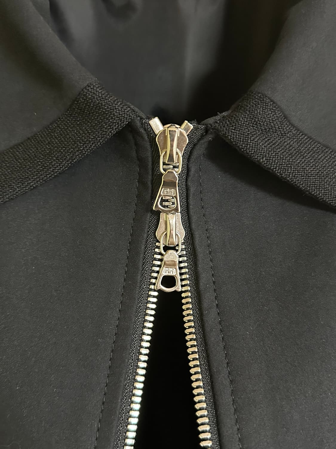 [M](리리지퍼 투웨이 수선)렉토 콘트라스트 코튼 자켓 상품이미지4