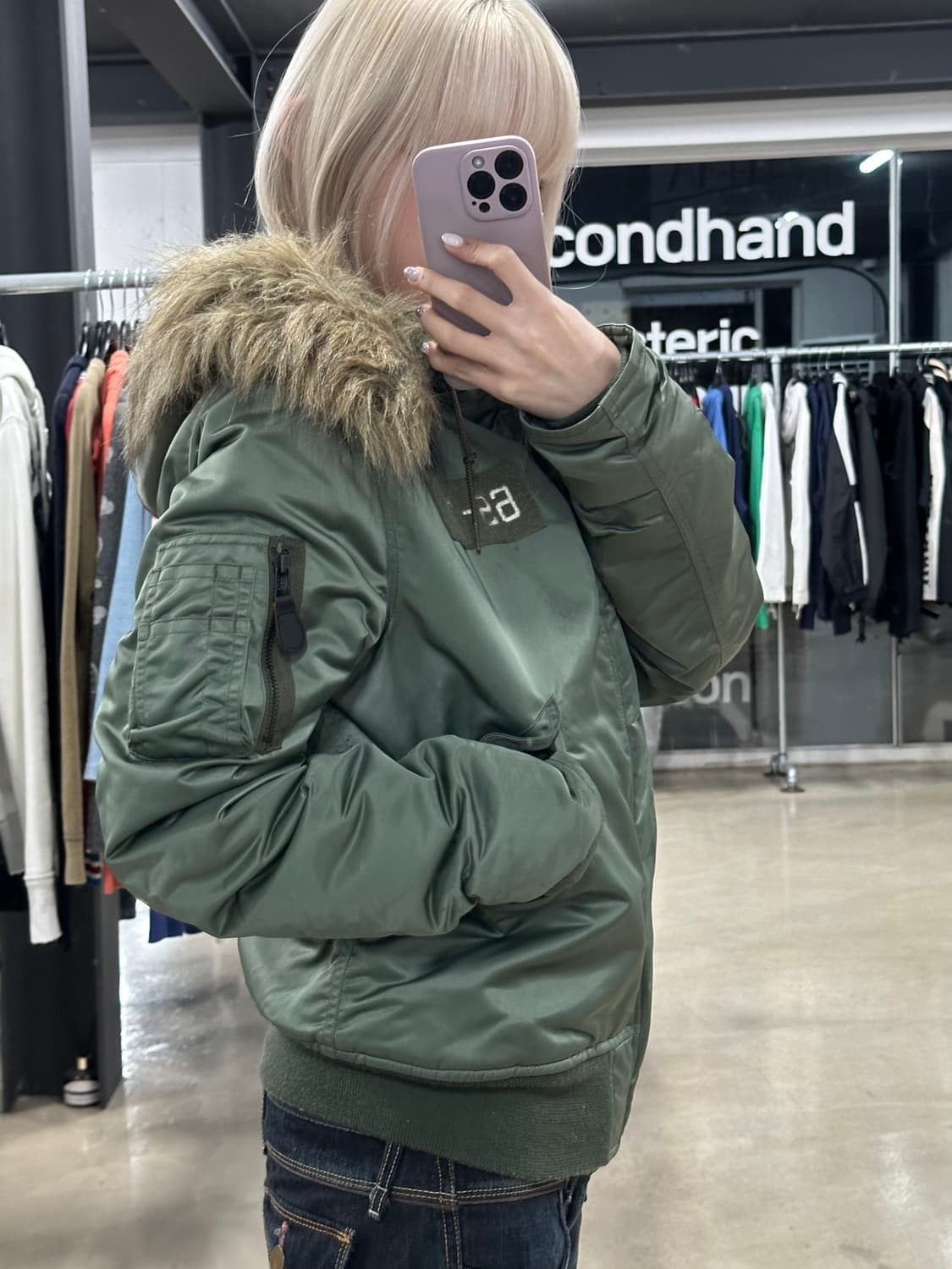 히스테릭 글래머 n2b 패딩 자켓 상품이미지1