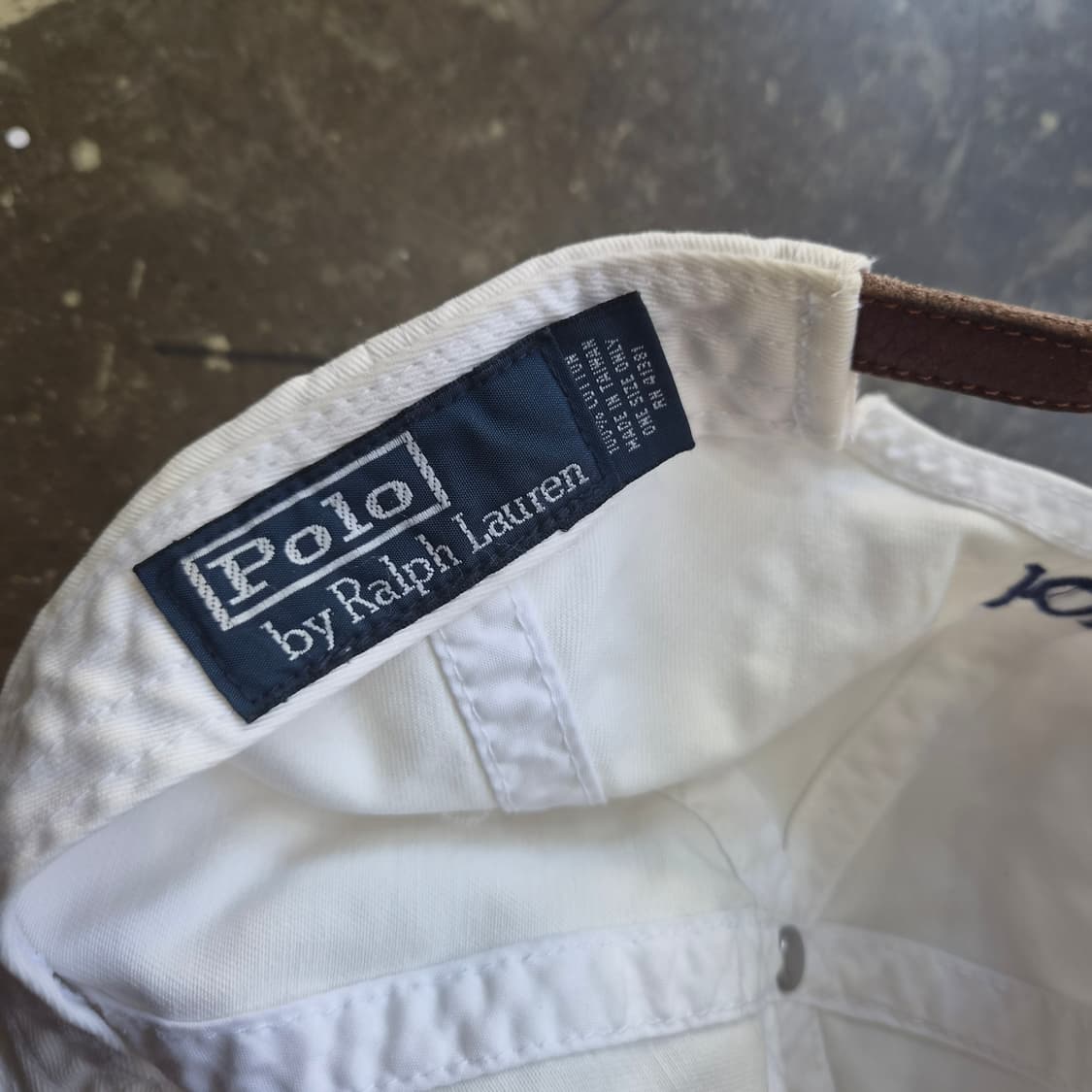 폴로 랄프로렌 빈티지 볼캡 메이드인 타이완 대만 상품이미지5