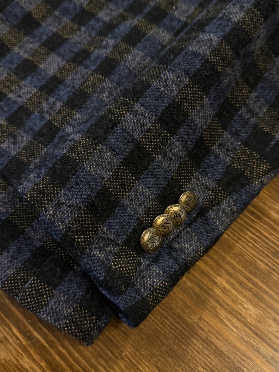가브리엘 파시니 트위드 은장 자켓 95 상품이미지6