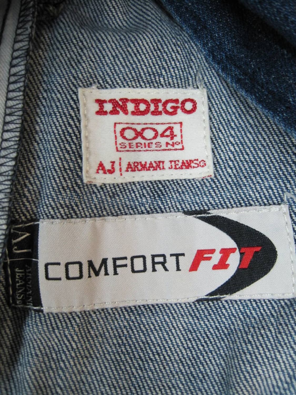 90s Armani Jeans 더블 레이어 데님 자켓 상품이미지3