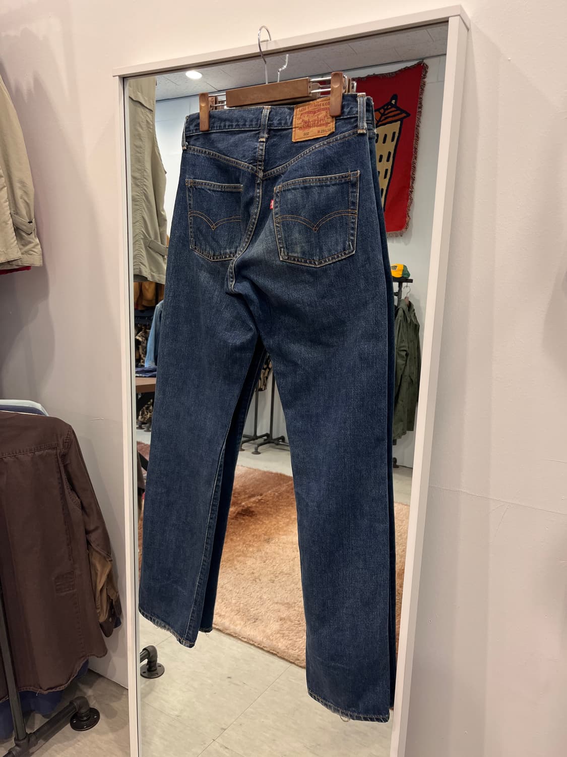 90s Levis 리바이스 502xx 셀비지 데님 팬츠 (Japan) 상품이미지4