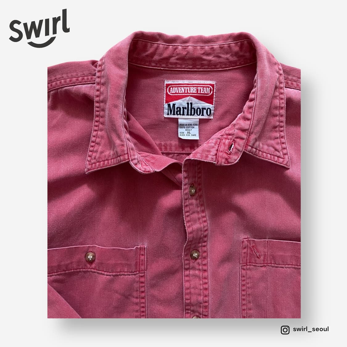 🌊90s Marlboro work shirts 상품이미지5