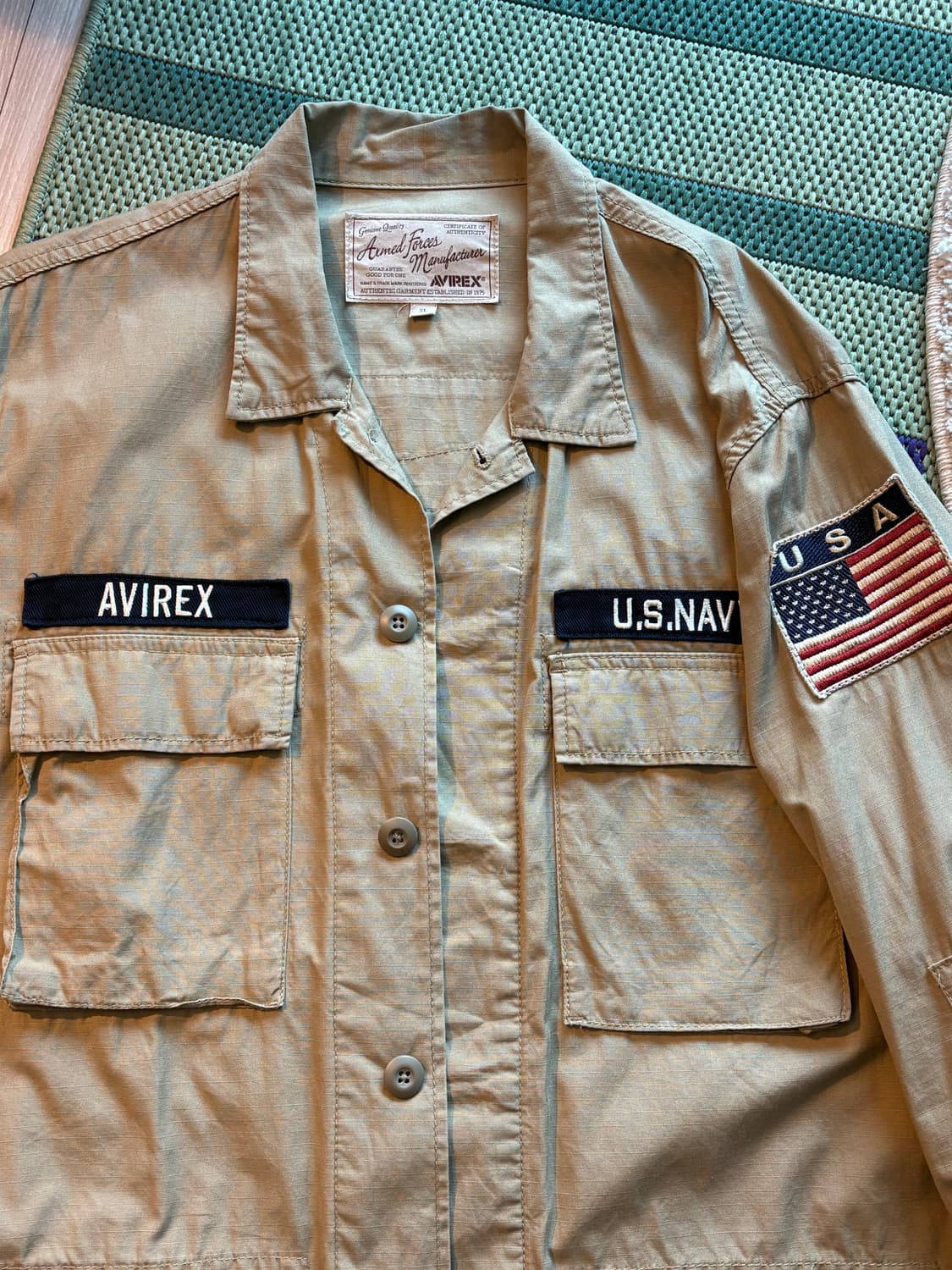 Avirex 아비렉스 립스탑 USN 셔츠/자켓 상품이미지6