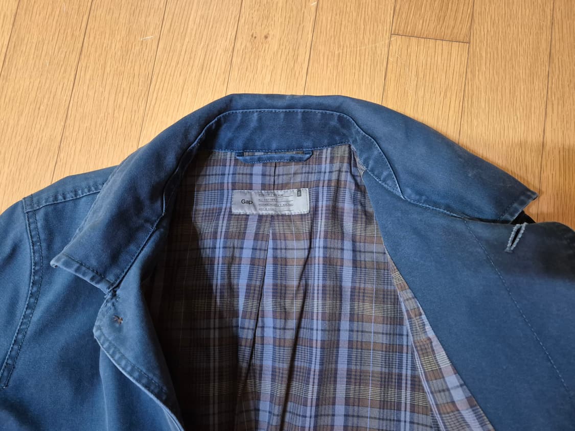 갭 인디고 코튼 코트 상품이미지5