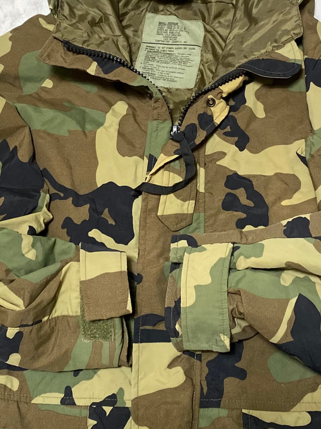 미군 우드랜드 1세대 고어텍스 자켓 100 ~ 105 상품이미지4