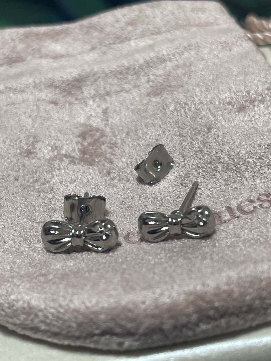 쓰리타임즈 귀걸이 (라이트실버) 상품이미지3