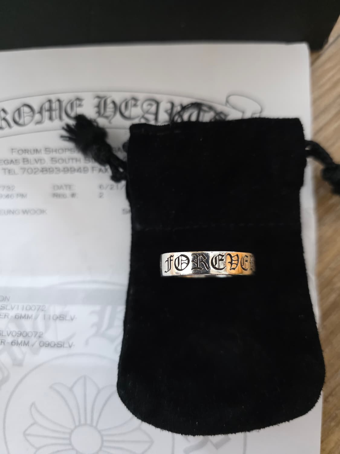 [풀구성,세척완료]크롬하츠 포에버링 us9 상품이미지2