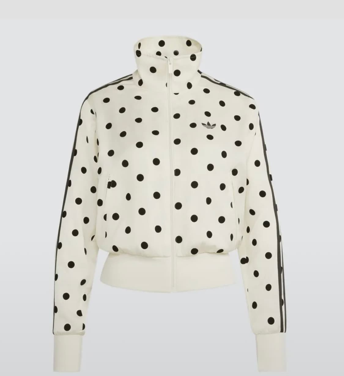 아디다스 새틴 폴카 닷 트랙탑 화이트 m사이즈 상품이미지1