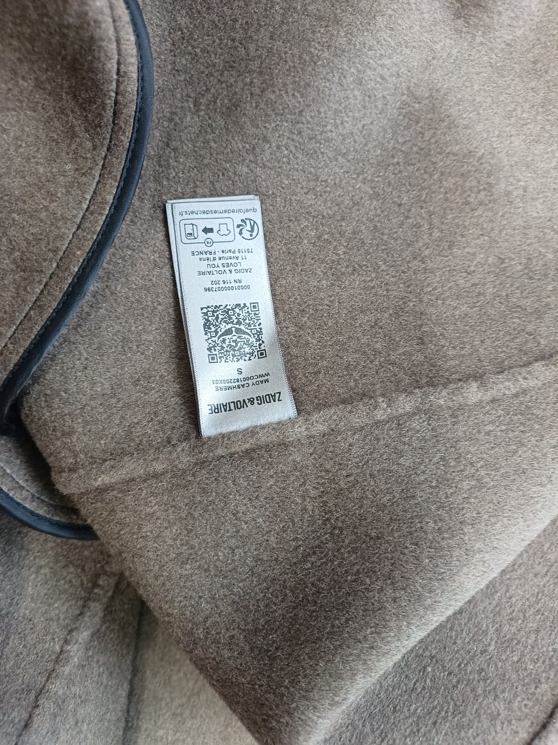 쟈딕앤볼테르 울 코트 상품이미지5