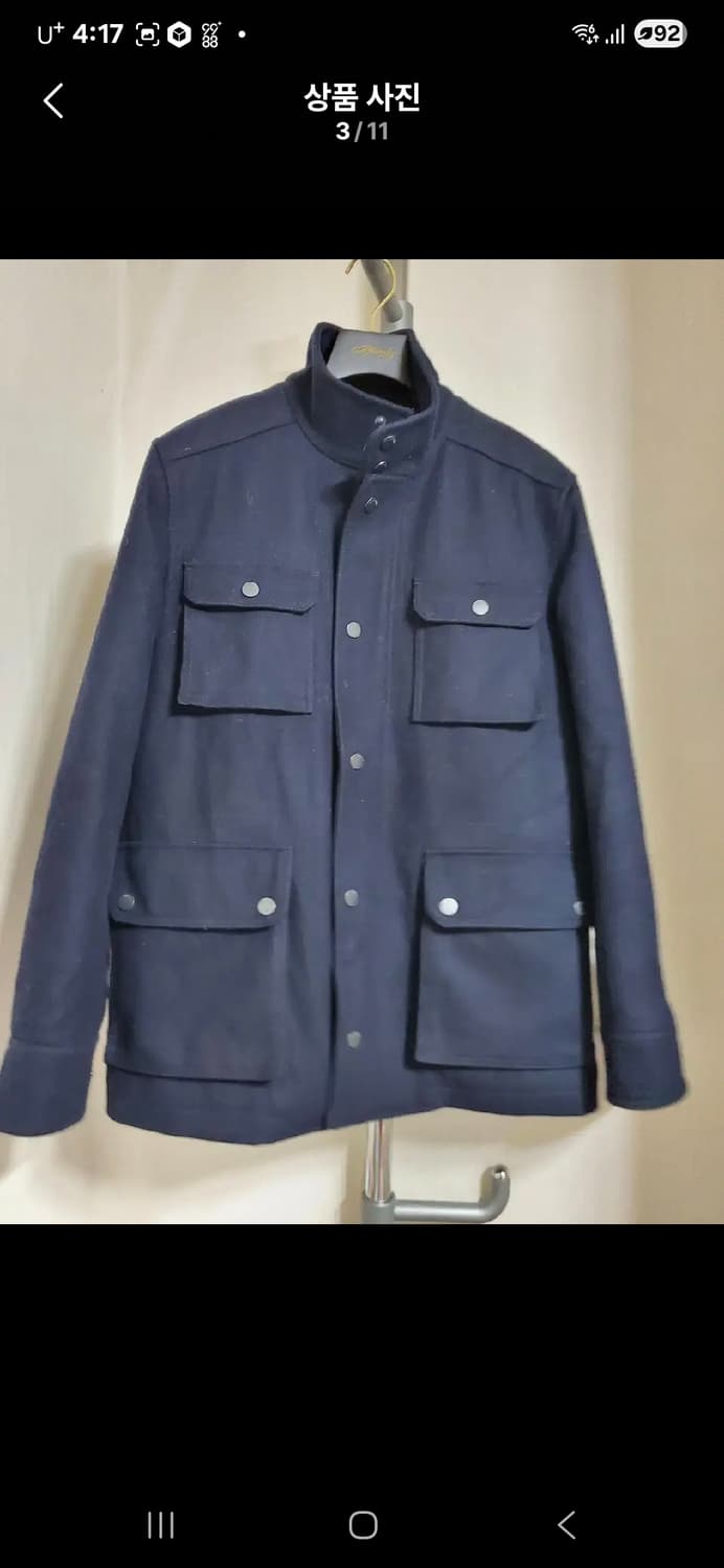 정품 벤셔먼 멜톤 울 자켓 상품이미지3