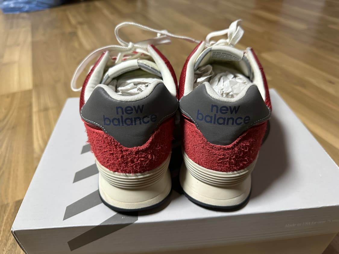 뉴발란스 574 헤리티지 레드 280사이즈 상품이미지2