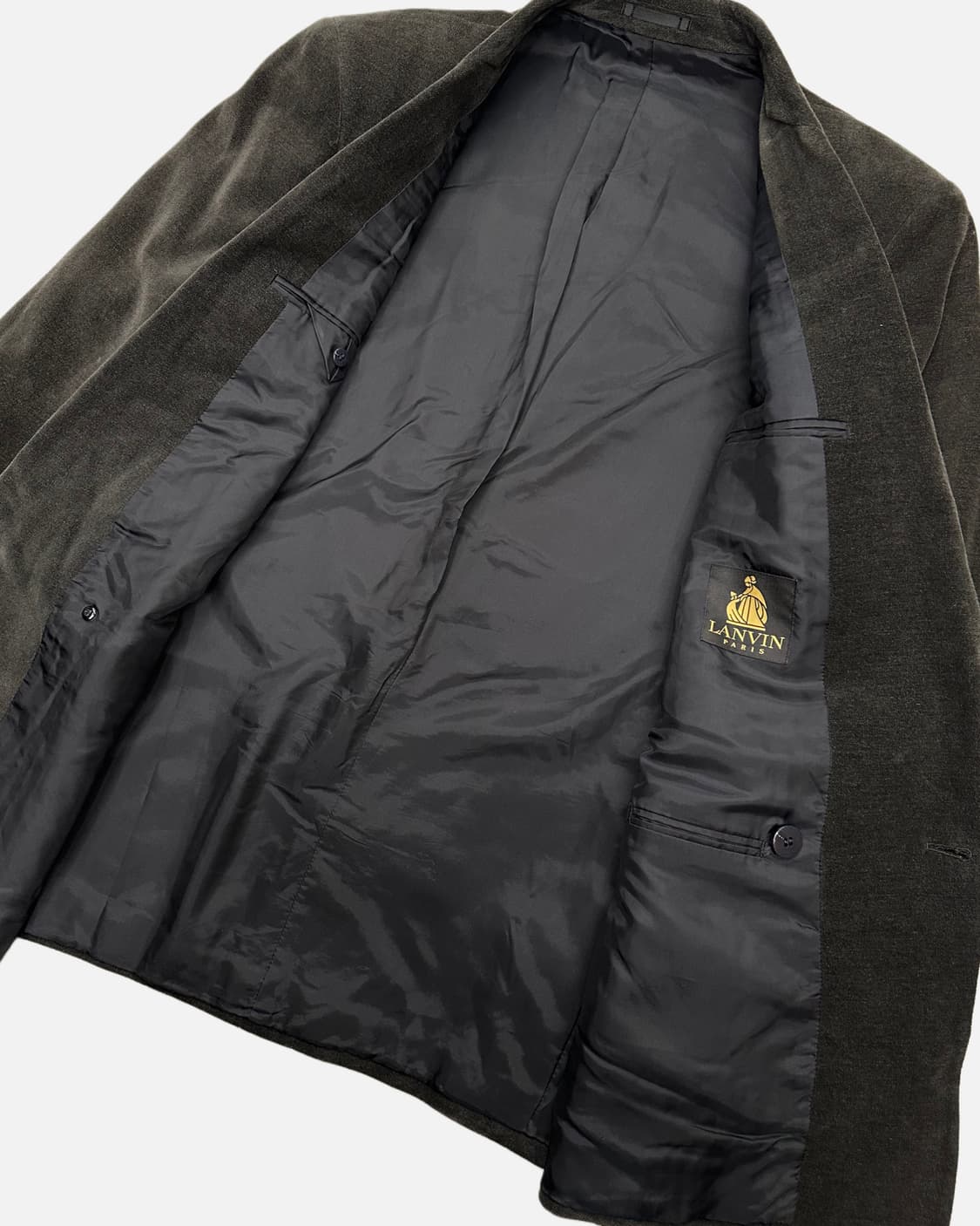 LANVIN wool blend khaki blazer 상품이미지4